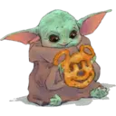 Baby Yoda animado (Telegram) 7