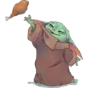 Baby Yoda animado (Telegram) 15