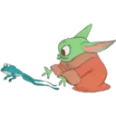 Baby Yoda animado (Telegram) 18