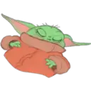 Baby Yoda animado (Telegram) 23