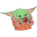 Baby Yoda animado (Telegram) 21