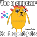 Vas a empezar
ZambranoSticker
ZambranoSticker
Con tus pendejadas