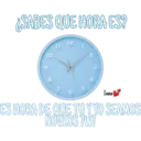¿SABES QUE HORA ES?
10
9
8
12
6
5
2
3
Ivana
ES HORA DE QUE TU Y YO SEAMOS
NOVIOS 7WT