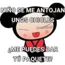 NIÑO SE ME ANTOJAN
UNOS CHICLES
@eminarias91
&ME PUEDES DAR
TÚ PAQUETE?