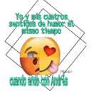 Yo y mis cuatros
sentidos de humor al
mismo tiempo
Kinderly
cuando ando con Andrés