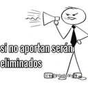 si no aportan serán,
eliminados
t Grillów