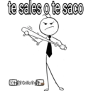 te sales o te saco
区十Grillo曾