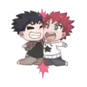 Child Hair Black & Red 6