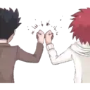 Child Hair Black & Red 24