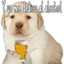 Y yo
to me dedico al alcohol