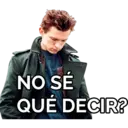 NO SÉ
QUÉ DECIR?