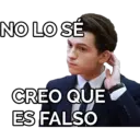 NO LO SÉ
CREO QUE
ES FALSO