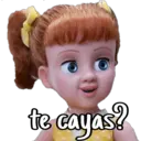 te cayas?