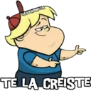 HADDERBONILLA
TE LA CREISTE