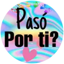 Pasó
Por ti?