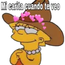 Mi carita cuando te veo