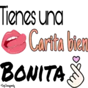 Tienes una
Carta bien
BONITA
eSoy Chooqomilg