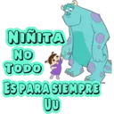 NIÑITA
NO
TODO
ES PARA SIEMPRE
Uu
Sww