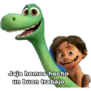 Jaja hemos hecho
un buen trabajo
