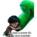 Te amo a pesar de
que eres pendejo