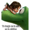 Te tengo en la mira
no lo olvides
