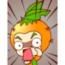 Cute Cartoon Orange  Mov 17