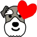 Emoji Perrito Schnauzer 16