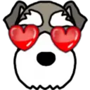 Emoji Perrito Schnauzer 1