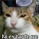 Ya es tarde we
