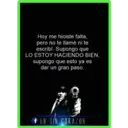Hoy me hiciste falta,
pero no te llamé ni te
escribí. Supongo que
LO ESTOY HACIENDO BIEN,
supongo que esto ya es
dar un gran paso.
FUN SIN CORAZON
